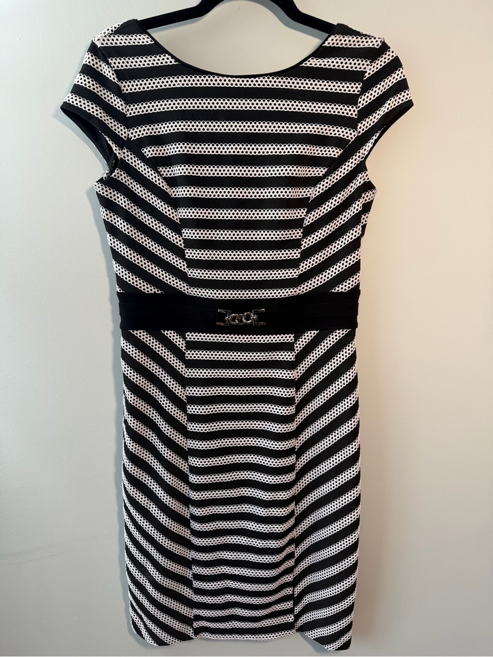 NWT White House Black Market Striped Sheath Dress